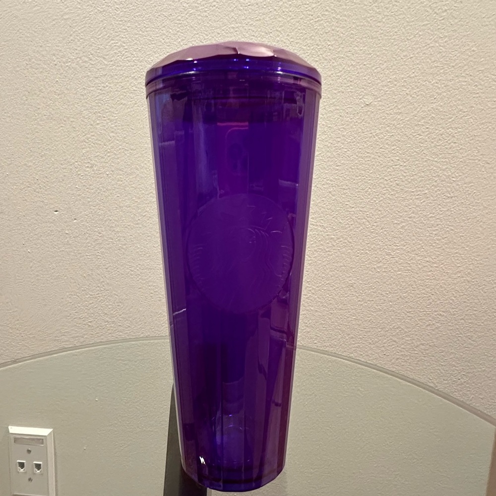 Starbucks Venti Purple Kaleidoscope Dome Tumbler